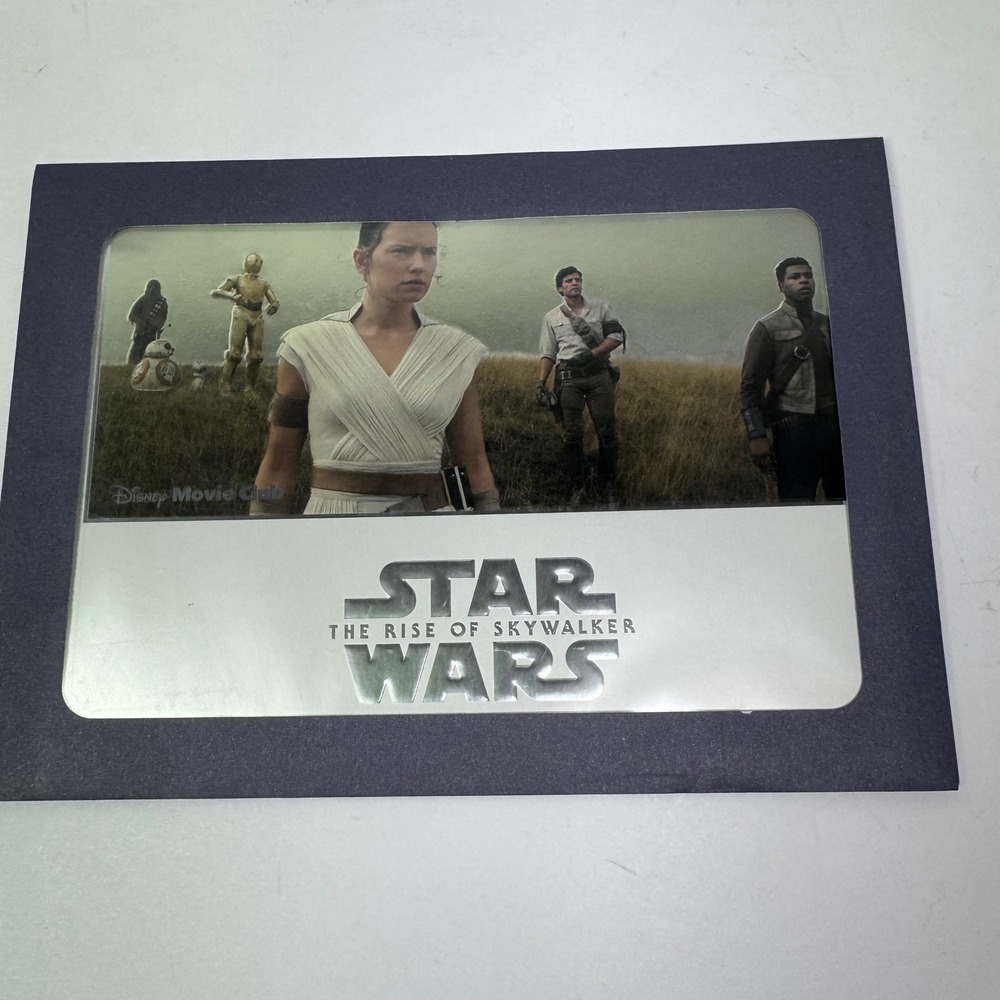 Star Wars The Rise of Skywalker Disney Movie Club 5x7" Lithograph Collectible